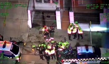 Un helicóptero de la Policía