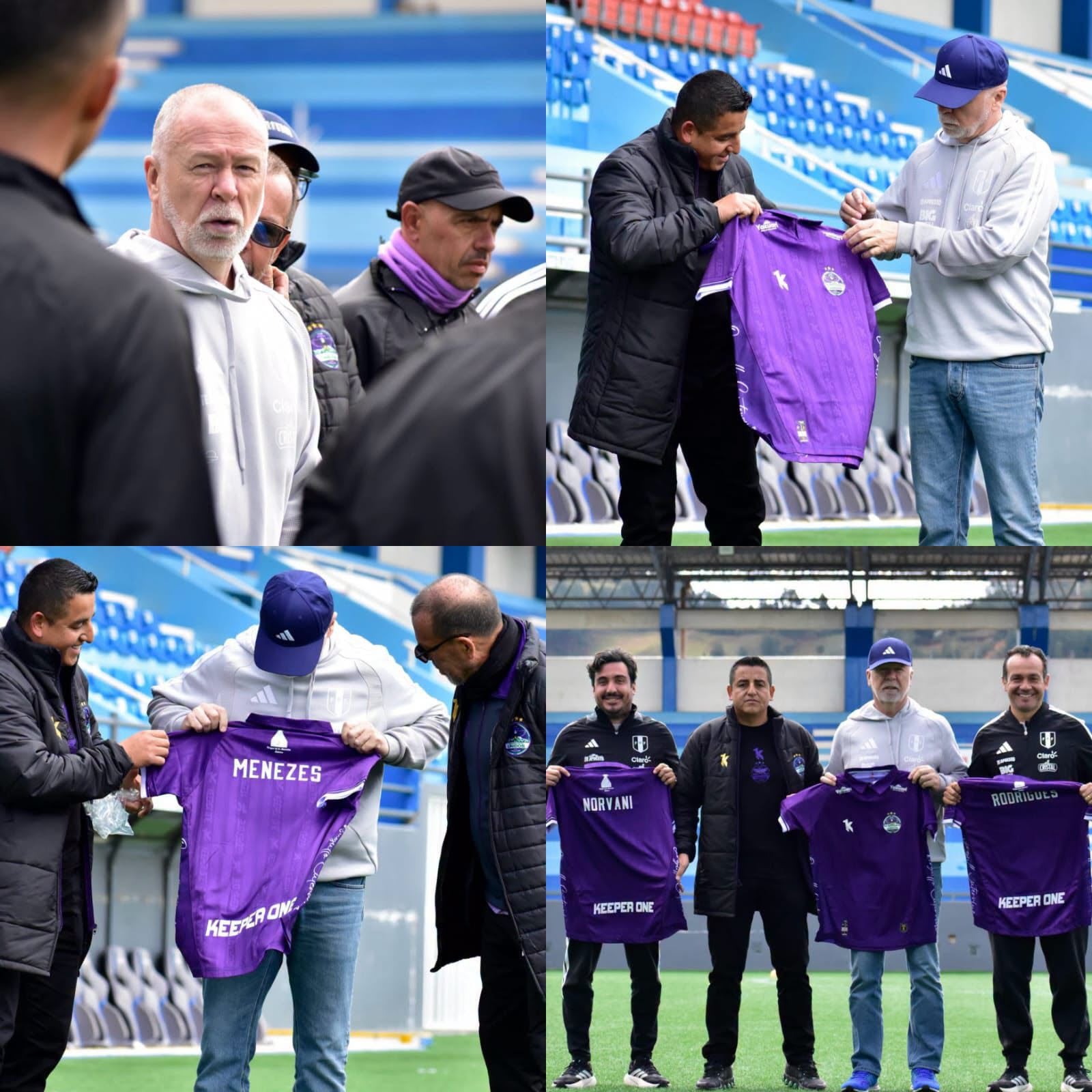 Mano Menezes visitó a todos los clubes de la Liga 1 para conocer el trabajo a fondo. Comerciantes Unidos fue uno de sus últimas visitas.