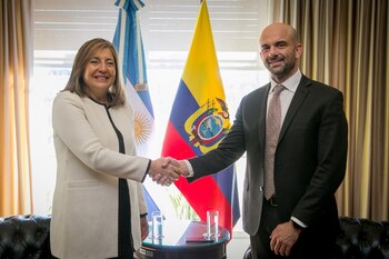 La Embajadora del Ecuador en