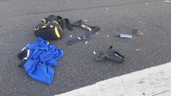 Entre sus pertenencias, los dos