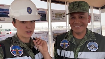 La soldado Alexa Bueno entrevista