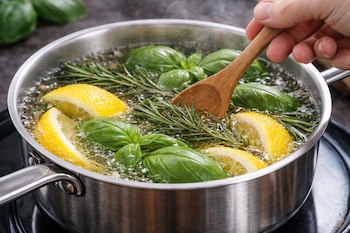 El vapor de cáscara de