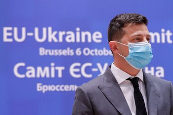 Brussels (Belgium), 06/10/2020.- Ukrainian President