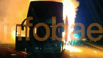 Viajaban a Córdoba, el micro se incendió en plena ruta con sus valijas dentro y la Justicia condenó a la empresa