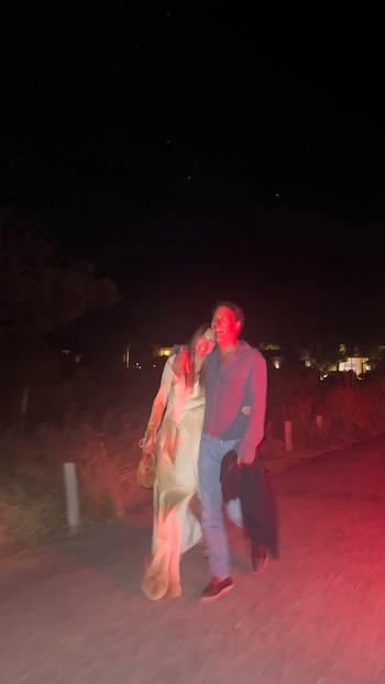 Pampita no dudó en mostrarse