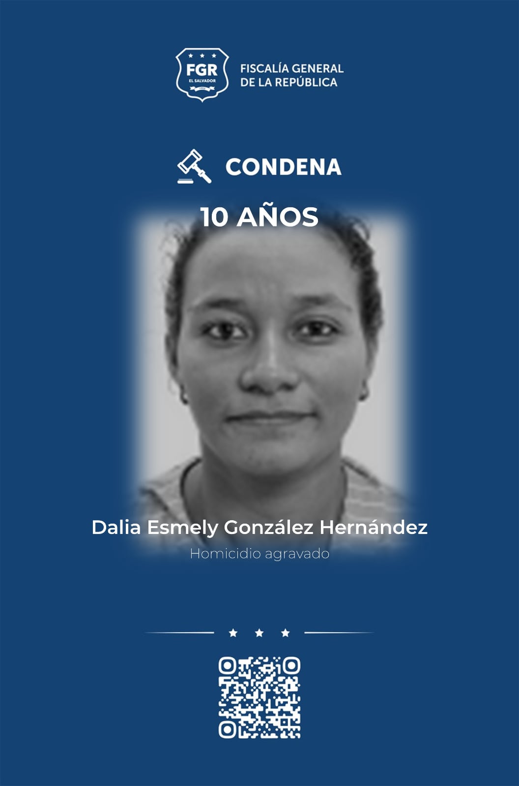 Dalia Esmely González Hernández recibió una condena de diez años de prisión por el homicidio de su hija recién nacida. (Imagen: FGR)