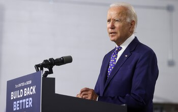 El candidato demócrata Joe Biden