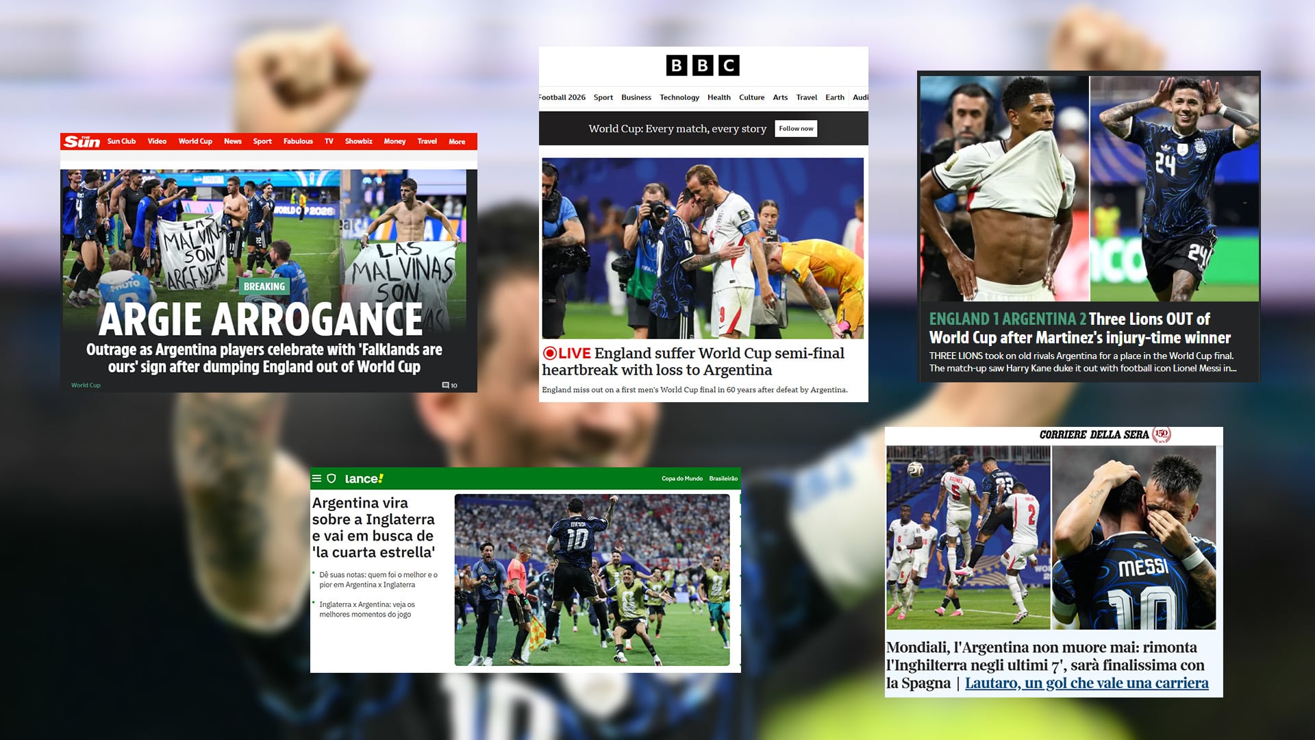 “Argentina nunca muere”, “Remontadísima” y “Otro excelente Messi”: los principales medios del mundo reflejaron la clasificación de la Selección a la final
