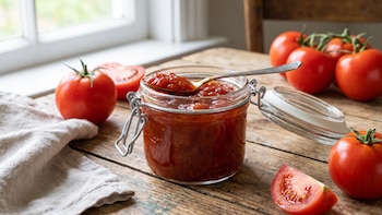 Receta de mermelada de tomate casera, rápida y fácil