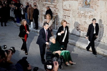 La Infanta Cristina junto a