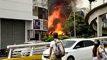 Incendio acabó con las viviendas