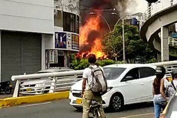 La conflagración afectó las viviendas