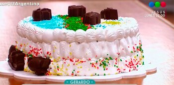La torta que preparó Gerardo
