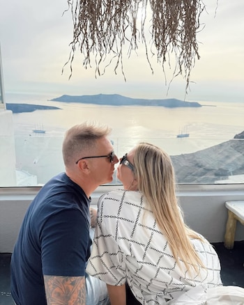 Alejandro y Coni, en un