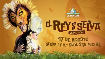 Día del Niño en el Parque de las Leyendas: presentarán espectáculo ‘El Rey de la Selva’ este domingo 17 de agosto