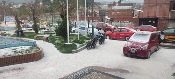 La granizada en Huancayo también