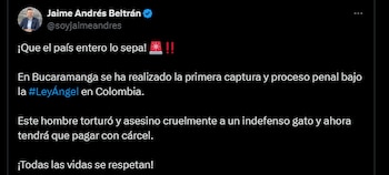 El alcalde Jaime Andrés Beltrán