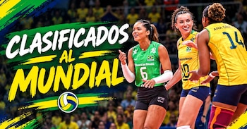 Las tres selecciones que clasificaron al Mundial tras la fecha 4 del Campeonato Sudamericano de vóley 2026.