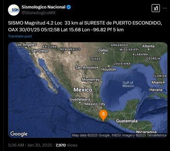 (X @SismologicoMX)