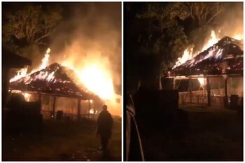 Un incendio estructural destruyó una