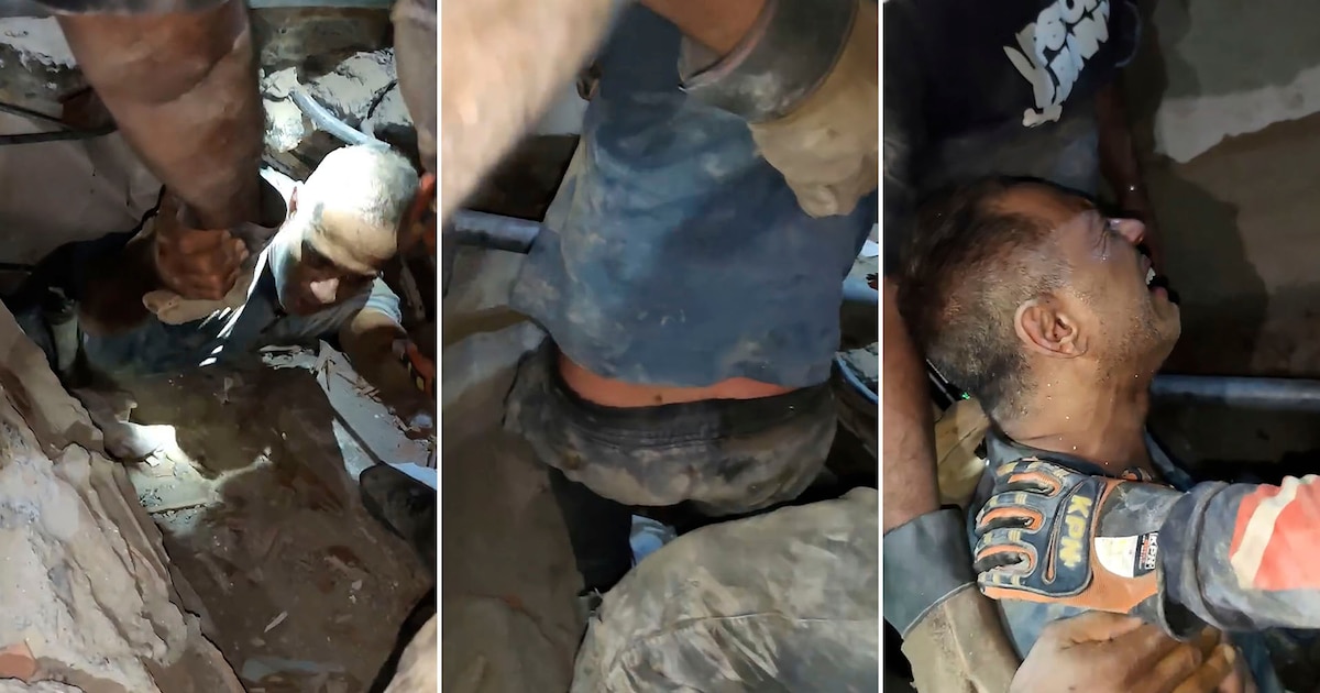 “Vente, mi hermano”: el emotivo rescate de dos hombres tras más de 30 horas bajo los escombros en Venezuela