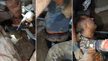 “Vente, mi hermano”: el emotivo rescate de dos hombres tras más de 30 horas bajo los escombros en Venezuela