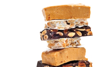 Diferentes tipos de turrón típicos