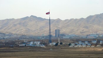 El surrealista pueblo fronterizo coreano