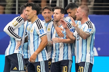 Argentina se quedó con un triunfo muy trabajado sobre Austria para clasificar a la próxima ronda del Mundial (AP Foto/Tony Gutiérrez)