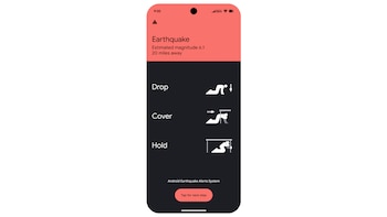 Alerta de sismos de Google