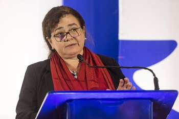 La ex fiscal general de Guatemala y actual directora del programa de México y Centroamérica del Centro por la Justicia y el Derecho Internacional (Cejil), Claudia Paz y Paz (EFE)