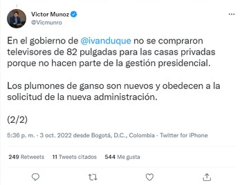 Así se refirió al tema