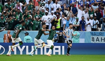 El último debut mundialista de Argentina: caída frente a Arabia Saudita en Qatar 2022
(Foto REUTERS/Dylan Martínez)