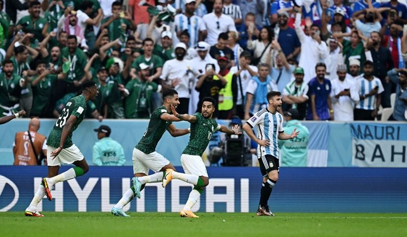 El último debut mundialista de Argentina: caída frente a Arabia Saudita en Qatar 2022
(Foto REUTERS/Dylan Martínez)