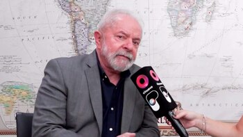 Lula, durante la entrevista que