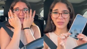 Española llora por su iphone