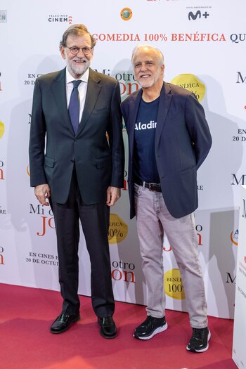 El expresidente Mariano Rajoy junto