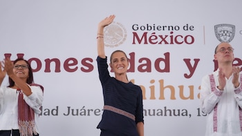 Sin Maru Campos, Sheinbaum encabeza evento en Chihuahua y destaca soberanía tras tensión con gobernadora