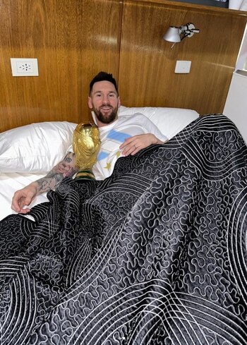 Lionel Messi feliz con el
