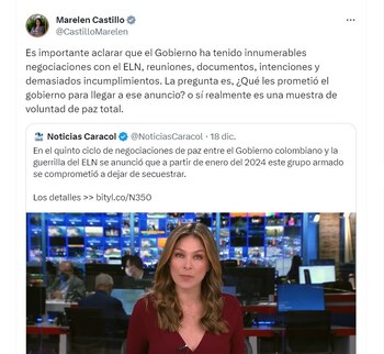 Marelen Castillo recuerda que el