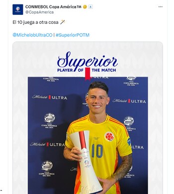 James Rodríguez fue elegido como