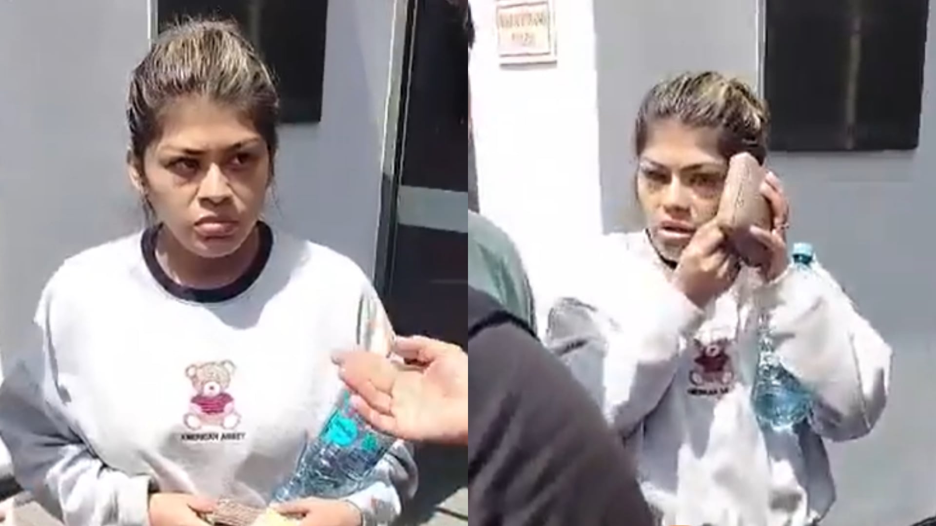 Catherin Yanet Méndez Araujo permanece bajo custodia en Lima tras ser vinculada a la red criminal Los Pulpos por la recepción de un dinero del rescate de un empresario. (Composición: Infobae Perú)