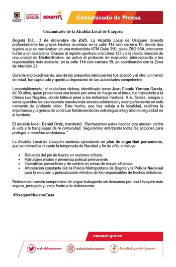 La Alcaldía de Usaquén se