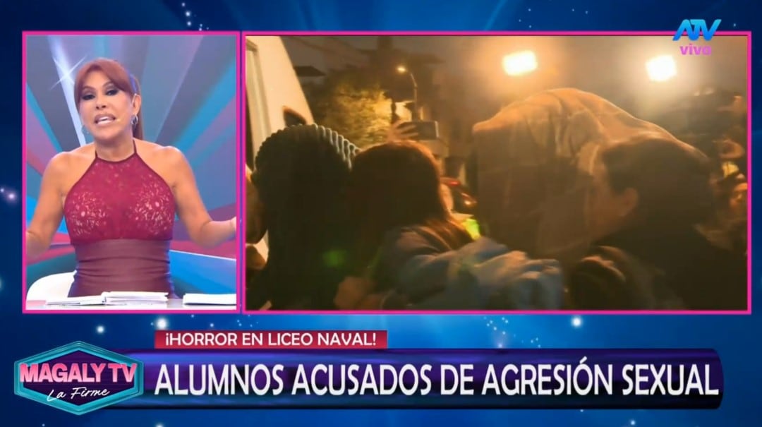 Magaly Medina reflexiona sobre presunta agresión en Liceo Naval y cuestiona la formación de adolescentes. Captura: Magaly TV La Firme.