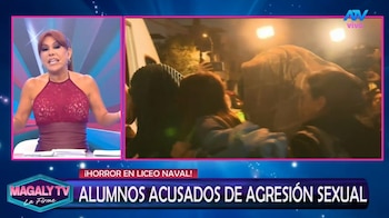 Magaly Medina reflexiona sobre presunta agresión en Liceo Naval y cuestiona la formación de adolescentes. Captura: Magaly TV La Firme.