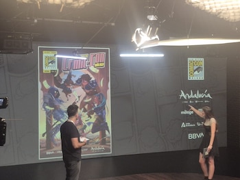 Foto do Painel Zero da San Diego Comic-Con em Málaga.