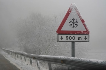 Las nevadas afectan a los