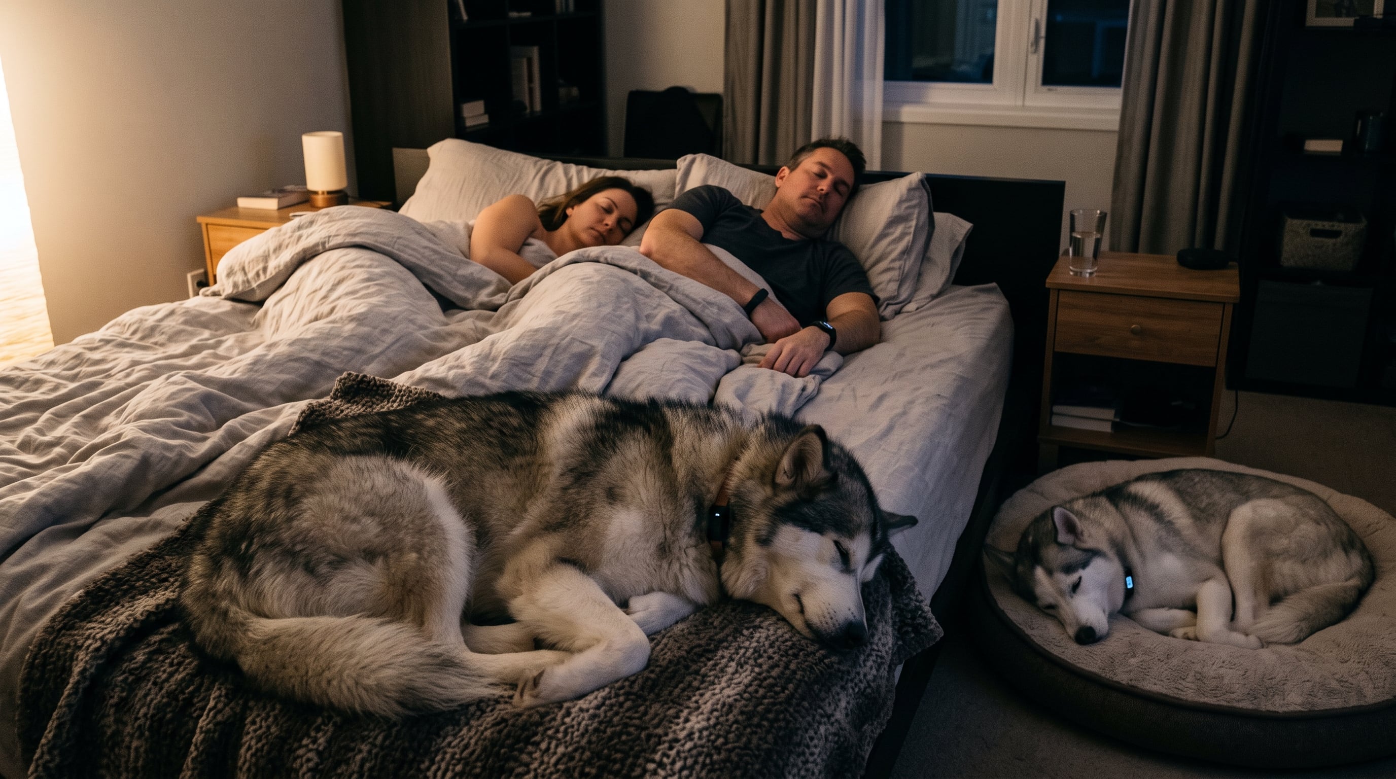 La investigación utilizó acelerómetros para monitorear a 25 personas y 38 perros de las razas husky y malamute durante cuatro semanas (Imagen Ilustrativa Infobae)
