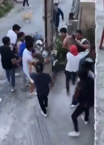 Pelea campal en Almoloya de