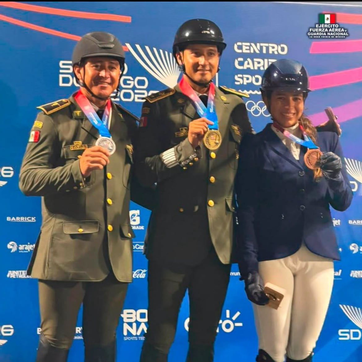 Ecuestre le da a México par de medallas de oro en los Juegos Centroamericanos y del Caribe 2026